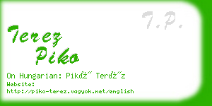 terez piko business card